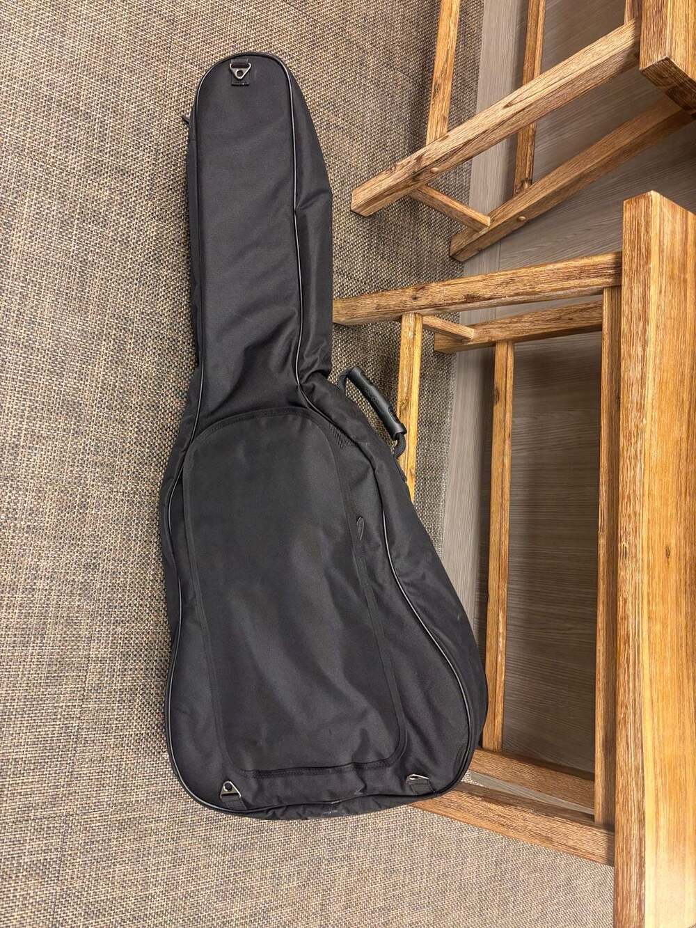 Road Runner Black Acoustic Guitar Gig Bag Soft Case - Picture 6 of 6